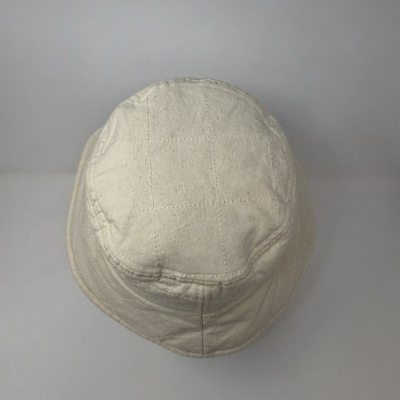 Madewell Reversible Quilted Bucket Hat In Twilight Cream Navy Paisley Size S/M - Picture 5 of 10